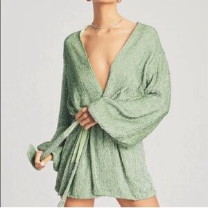 Retrofete Gabrielle Dress in Green